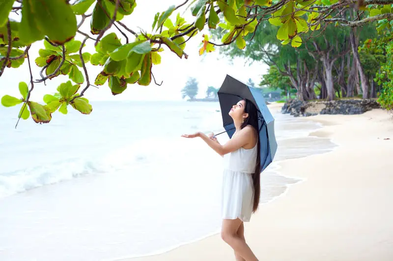 snorkeling in the rain