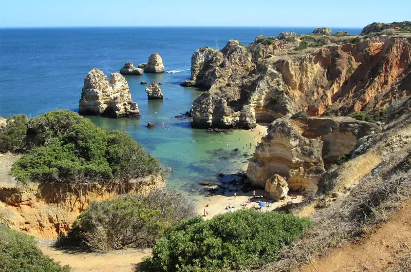 Lagos Algarve Portugal snorkeling