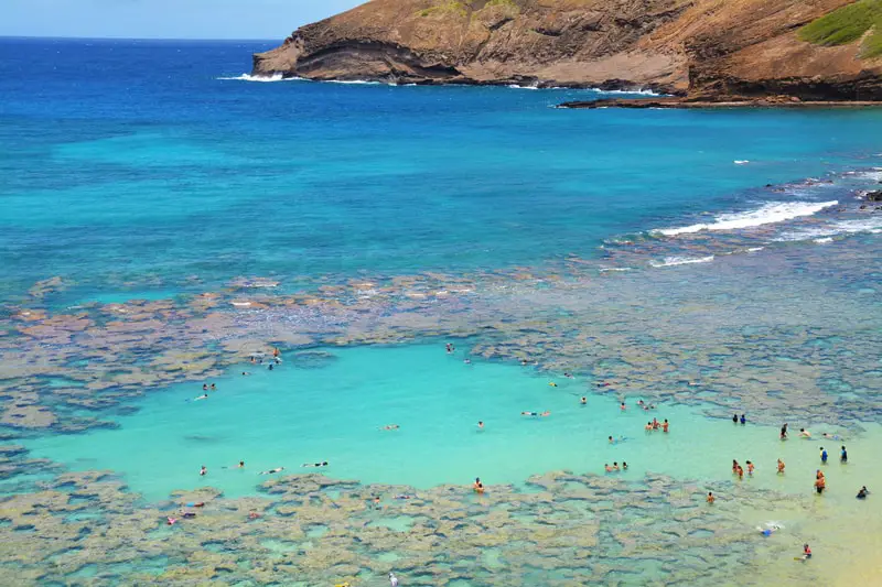 hanauma bay sunny day