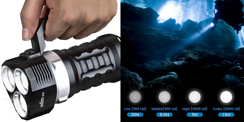 snorkel flashlight 4