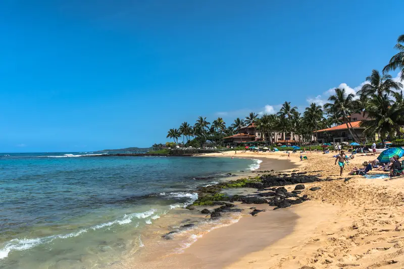 Poipu Beach Park view